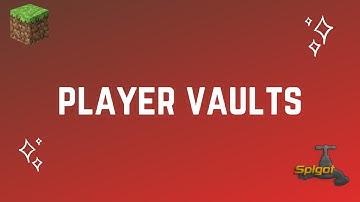 Spigot Plugin Development - 60 - Player Vault Plugin