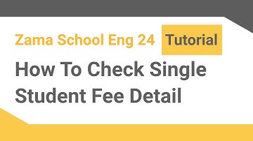 How to view individual student fee information ‎‎|School Management Software| |ENG Version|‎