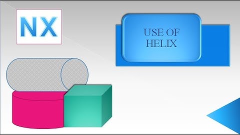 Use of Helix in NX