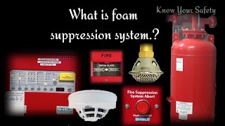 Foam suppression system in Tamil | Foam system working in Tamil |fire safety tamil | fire fighting