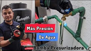 El mejor vídeo para aumentar la presión del Agua / Instala fácil una Bomba Presurizadora Armstrong