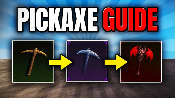 *NEW* PICKAXE PROGRESSION GUIDE in The Forge! (Roblox)