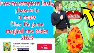 How to complete Fast phase 4 Dino Life  game |English language tutorial 2023 screenshot 4