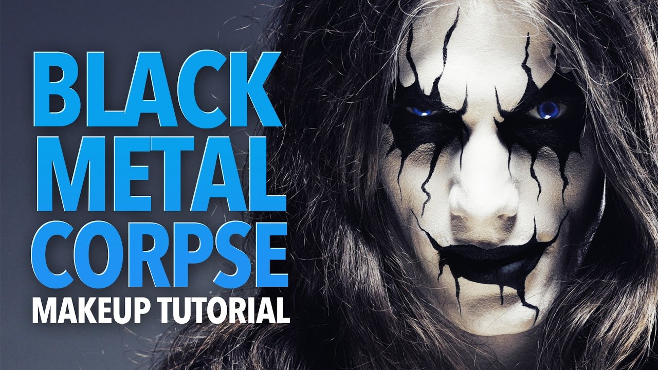 Black metal corpse paint makeup, advice please? I have never worn