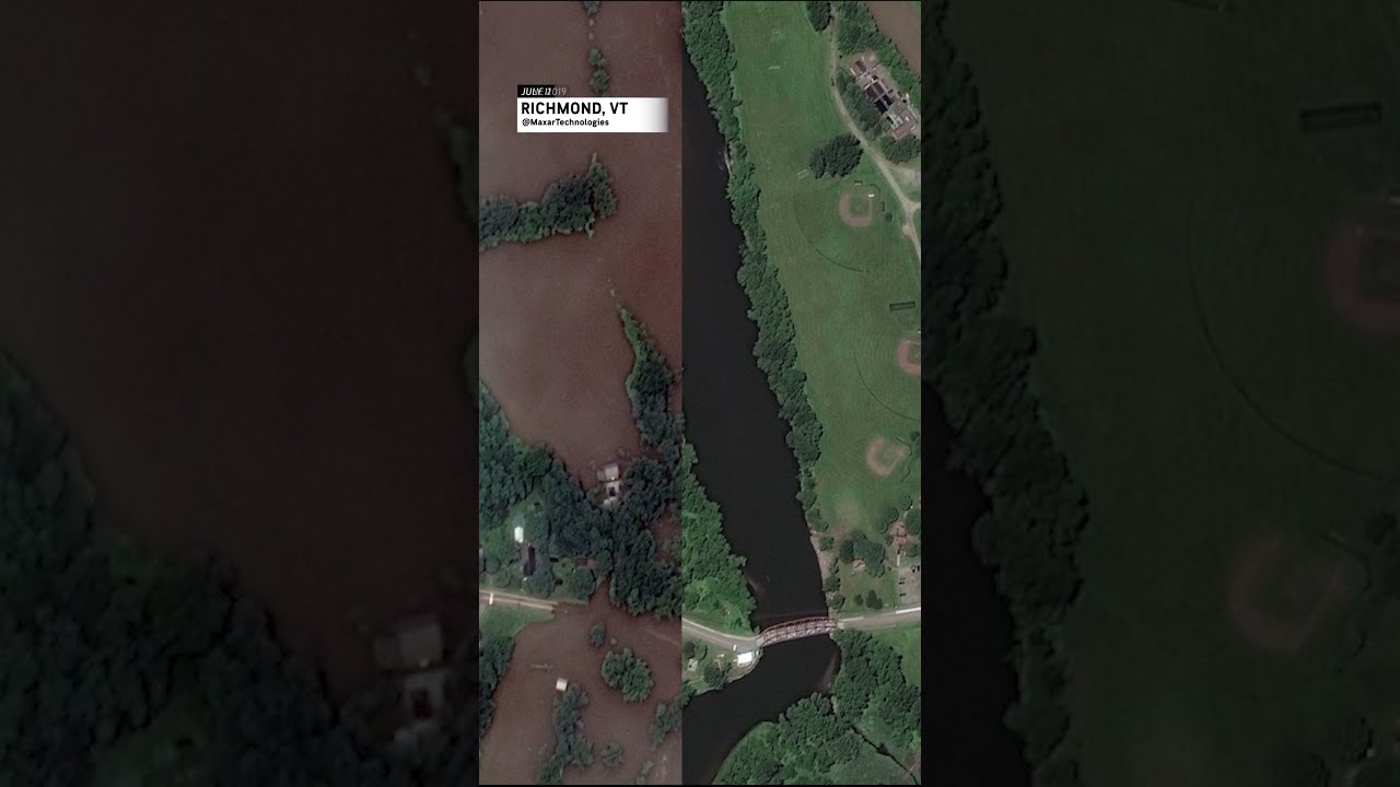 Flooding In Vermont And New York Via Satellite AccuWeather