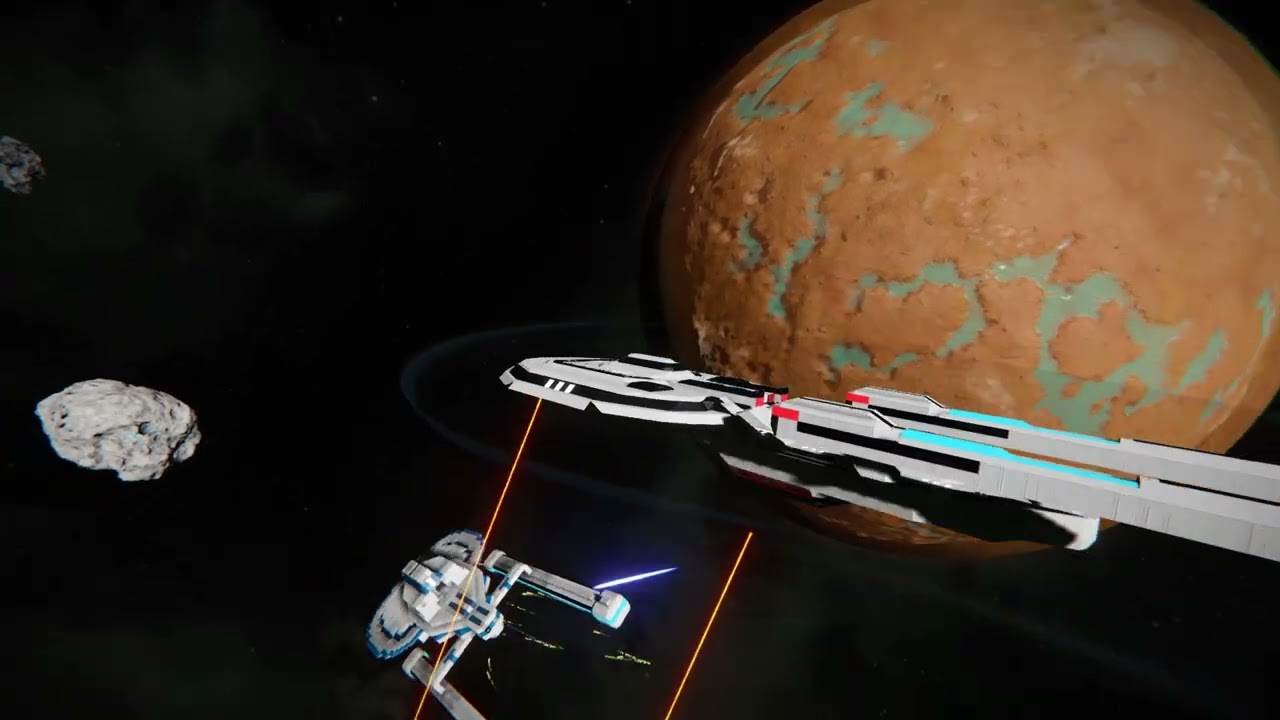 Space Engineers 2024 Can Excelsior 2 Take Down 2 Excelsior 1st Gen?