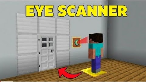 Actually Starting Working Eye Scanner in Minecraft Bedrock! (No Mods)