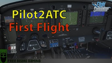 First Flight using Pilot2ATC in Microsoft Flight Simulator | Santa Barbara to Burbank