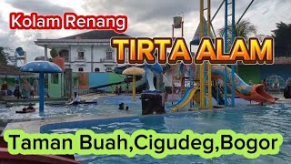 KOLAM RENANG TIRTA ALAM GUNUNG LEUTIK CIGUDEG BOGOR#myinspirasi
