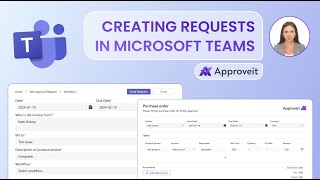 Creating approval requests in Microsoft Teams with Approveit