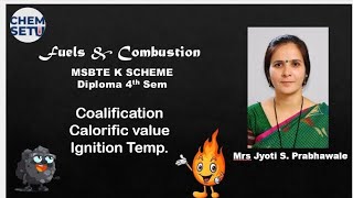 Coalification , Calorific value , Ignition Tempreature