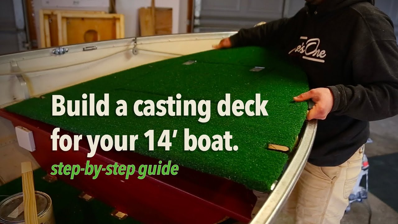 Easiest way to build a casting deck with a hatch - Boat DIY 