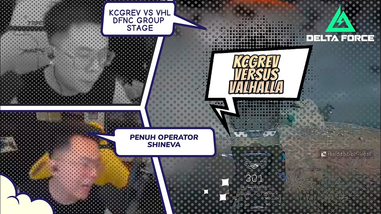 KCGREV VS VALHALLA!! DI TAHAN OPERATOR SHEVINA!! DELTA FORCE INDONESIA BENNYMOZA