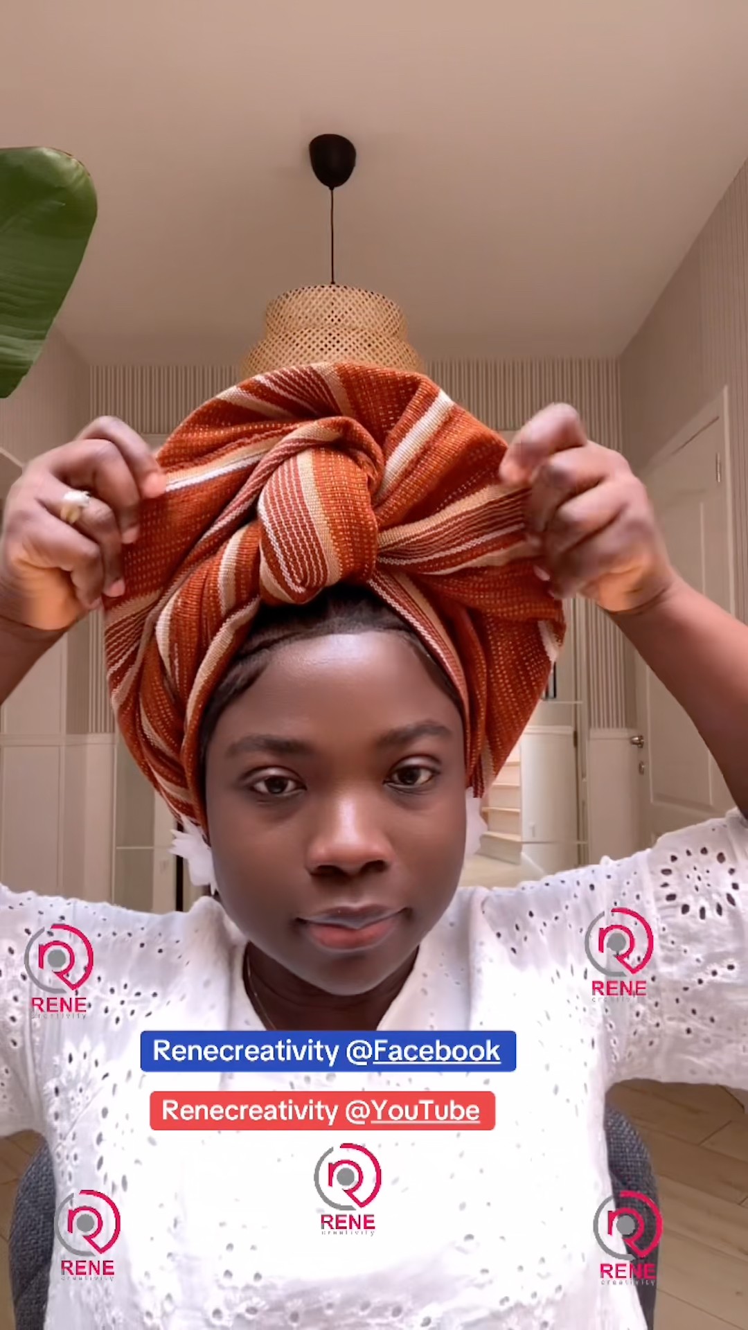 youtube how to tie head wrap