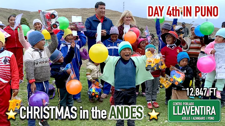 CHRISTMAS for children in the frozen heights below 32 degrees in the Andes and in extreme poverty