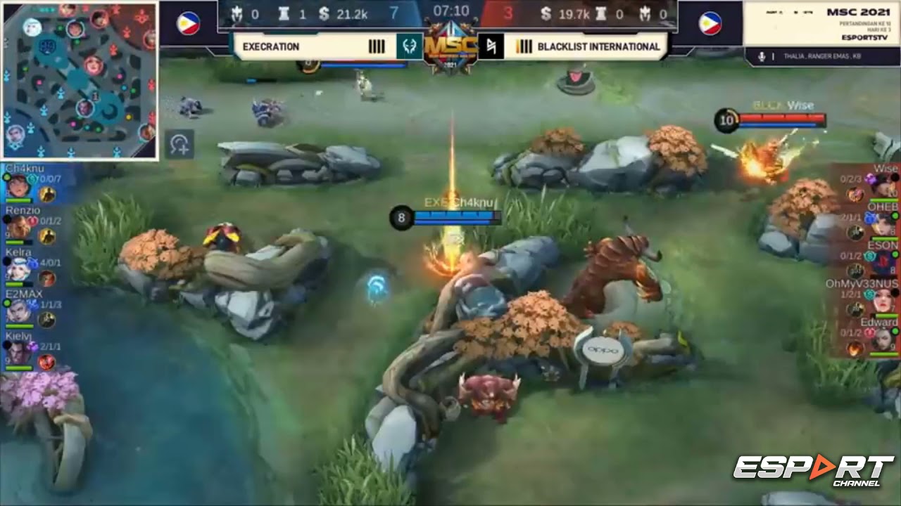 Blacklist International vs Execration GAME 2 GRAND FINAL MSC 2021