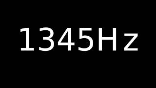 Speaker Sound Test 1345Hz