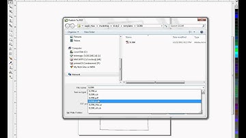 Saving pdf Files in CorelDRAW Tutorial -
