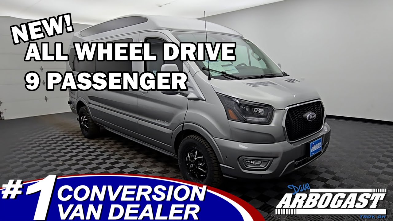 NEW 2024 Ford Conversion Van Explorer Limited 9 Passenger AWD