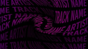 Twisted Typography (Create music visualizer with vidsbeats.)