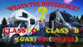 Small GAS vs. DIESEL Motorhomes. (WHATS THE DIFFERENCE?) Class C vs. Class B #vanlife #rvlife #camp