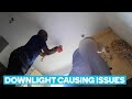 Downlight Issue & Customers Pet Chaos | Electrician Vlog