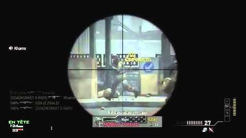 Sick MW3 Barrett .50cal quad feed!