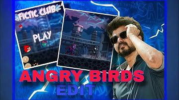 Angry Bird edit Like @fictic_editz On Alight Motion (+Preset)