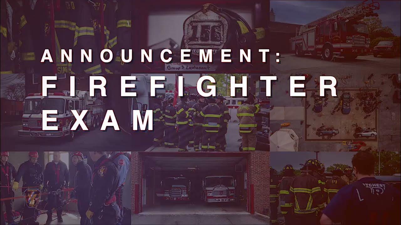 Westchester County Firefighter Exam February 11, 2023 Announcement