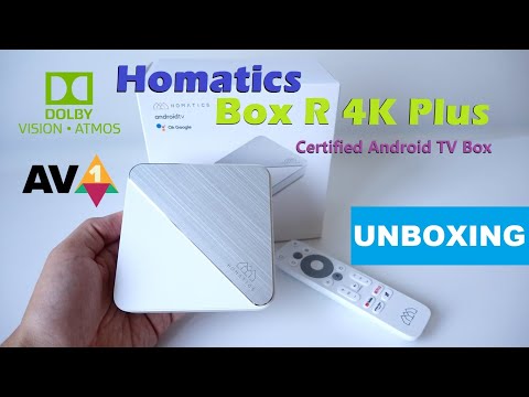 🔥Homatics Box R 4K Plus Certified S905X4-K (AV1) Android TV Box with Dolby  Vision Unboxing 