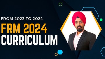 FRM 2024 Curriculum | FRM Syllabus Changes From 2023 To 2024