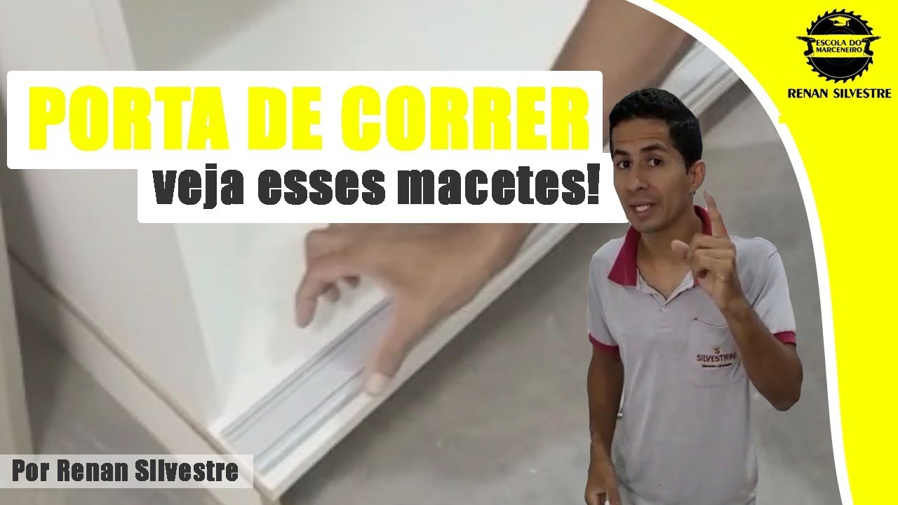 Como fazer o alinhamento perfeito de portas de correr em móveis planejados