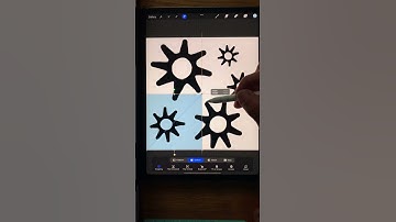 Procreate tutorial - seamless pattern (YouTube #shorts)