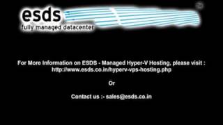 ESDS Hyper V VPS Hosting