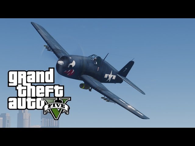 モダコン5 GTA V F6F-5 Hellcat WWII Fighter (MOD) - YouTube