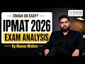 IPMAT 2026 Exam Analysis | Difficulty, Cutoff, Section-wise Breakdown