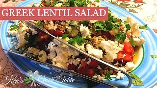 Here's a recipe for greek lentil salad that's like nobody's
business!!! as far vegetarian recipes go, this is easy to make,
delicious eat a...