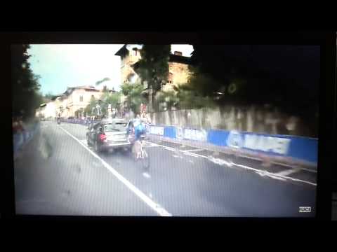 Dietro-macchina Nibali, Mondiale Firenze 2013