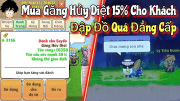 Ngọc Rồng Online - Mua Găng Hủy Diệt 15% Từ Bill Không Cần Thủ Thuật...Đập Đồ Quá Đẳng Cấp