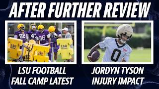 Replacing Jordyn Tyson Saints PFF Grades LSU Fall Camp