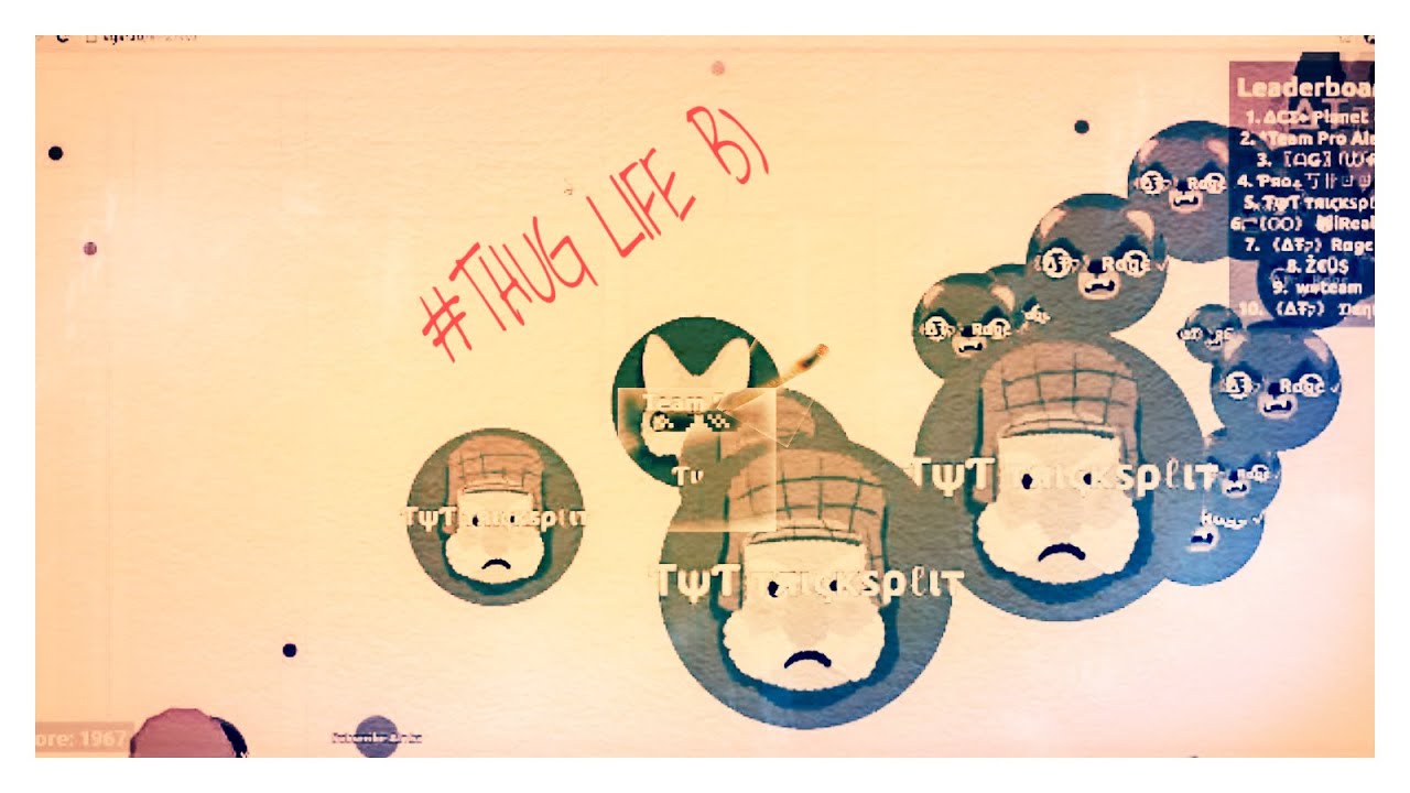 Agar.io Teaming +Cannonsplit!