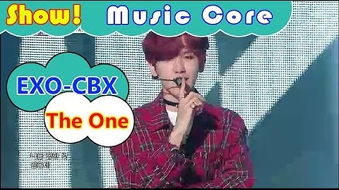 [HOT] EXO-CBX - The One, 첸백시 - 더 원 Show Music core 20161105
