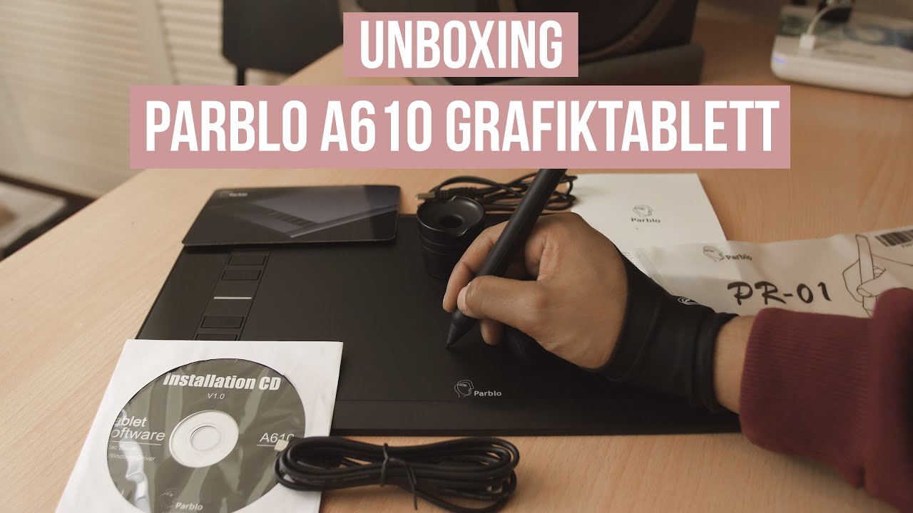 Unboxing ► Parblo Graphic Tablet A610