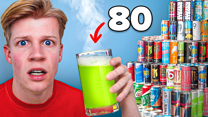 Ik Mixte Alle Energiedranken Tot 1 Drankje...