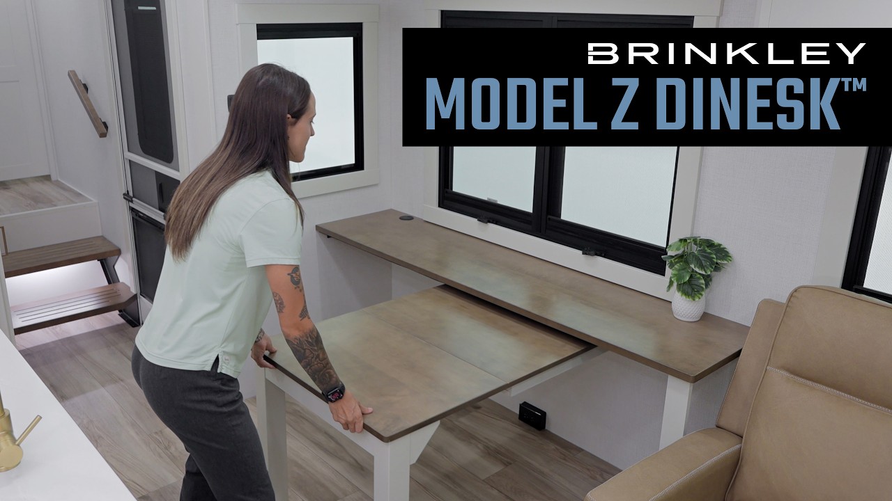 Brinkley Model Z Dinesk™ Sliding Dining Table/Desk & Breakfast Bar