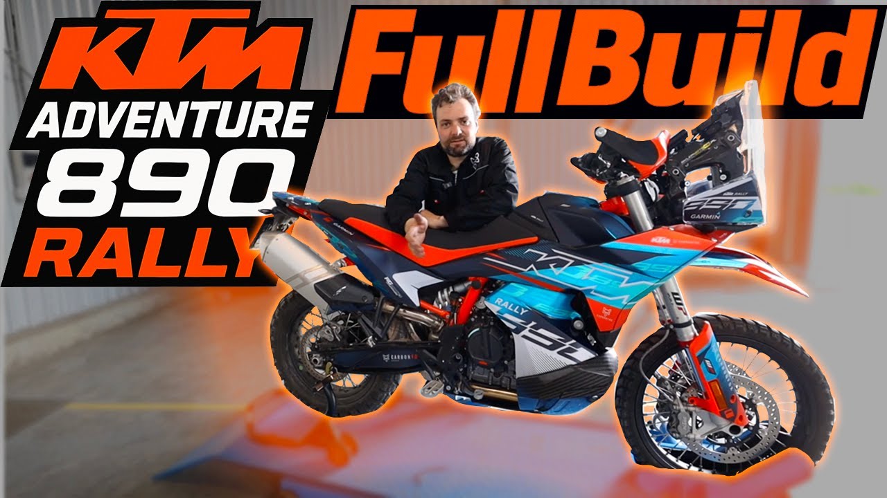 How to Build a KTM 890 Adventure Rally Bike | Full Carbon Fox Rally Kit ...