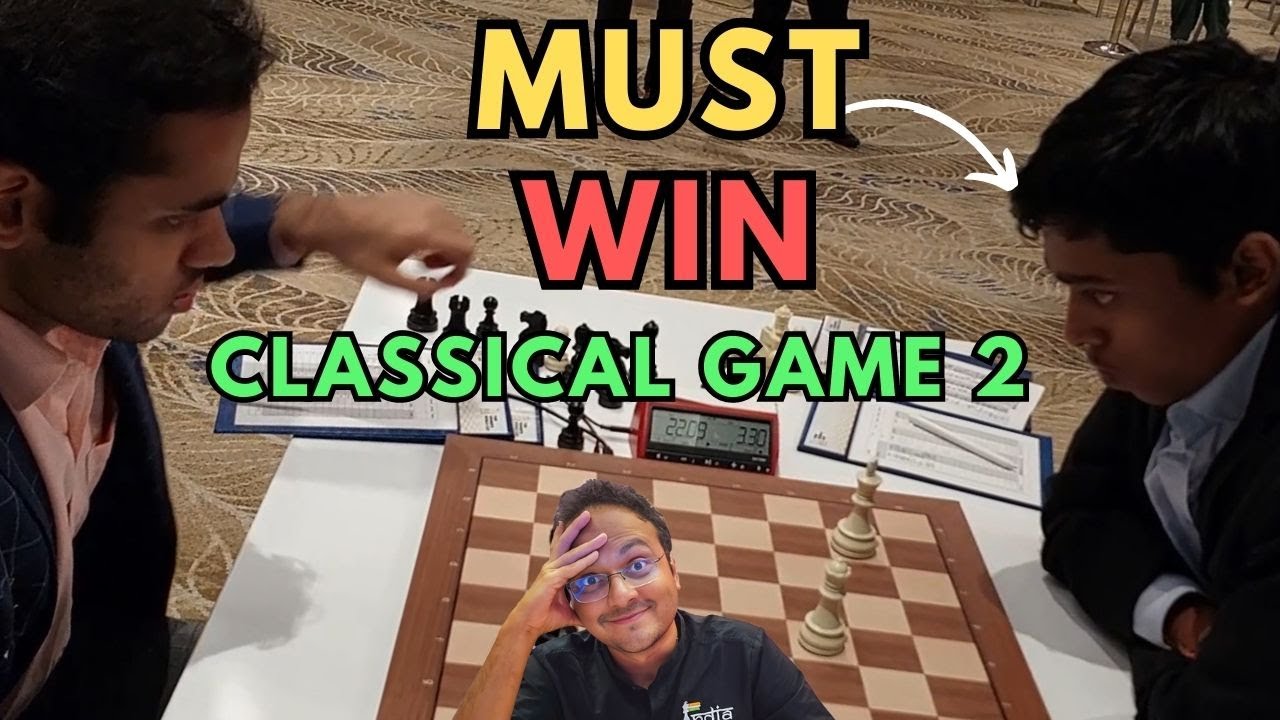 Replying to @High IQ Chess Part 2 Praggnanandhaa Vs Arjun Erigaisi. Al