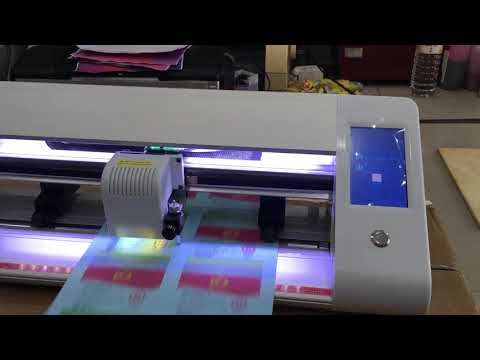 Video Máy cắt decal mini 450 - youtube