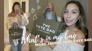 Updated What’s in My Bag 2022 Marc Jacobs The Mini Tote