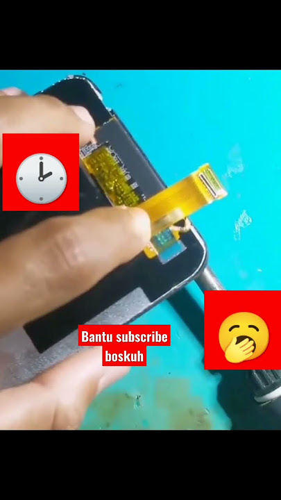 solusi layar LCD blank putih tanpa ganti LCD 😊